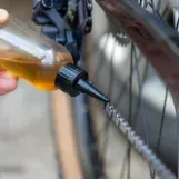 Lubricating an e-bike chain