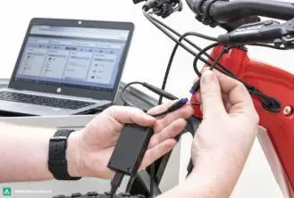 Running diagnostics on an e-bike system
